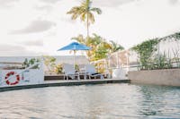 Photo of tropical pool area