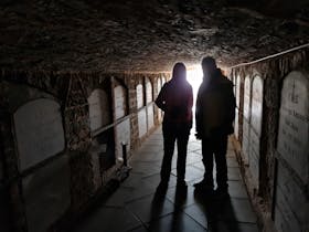 The secrets of the Crypt, seen on a Clare Valley Wine Tour