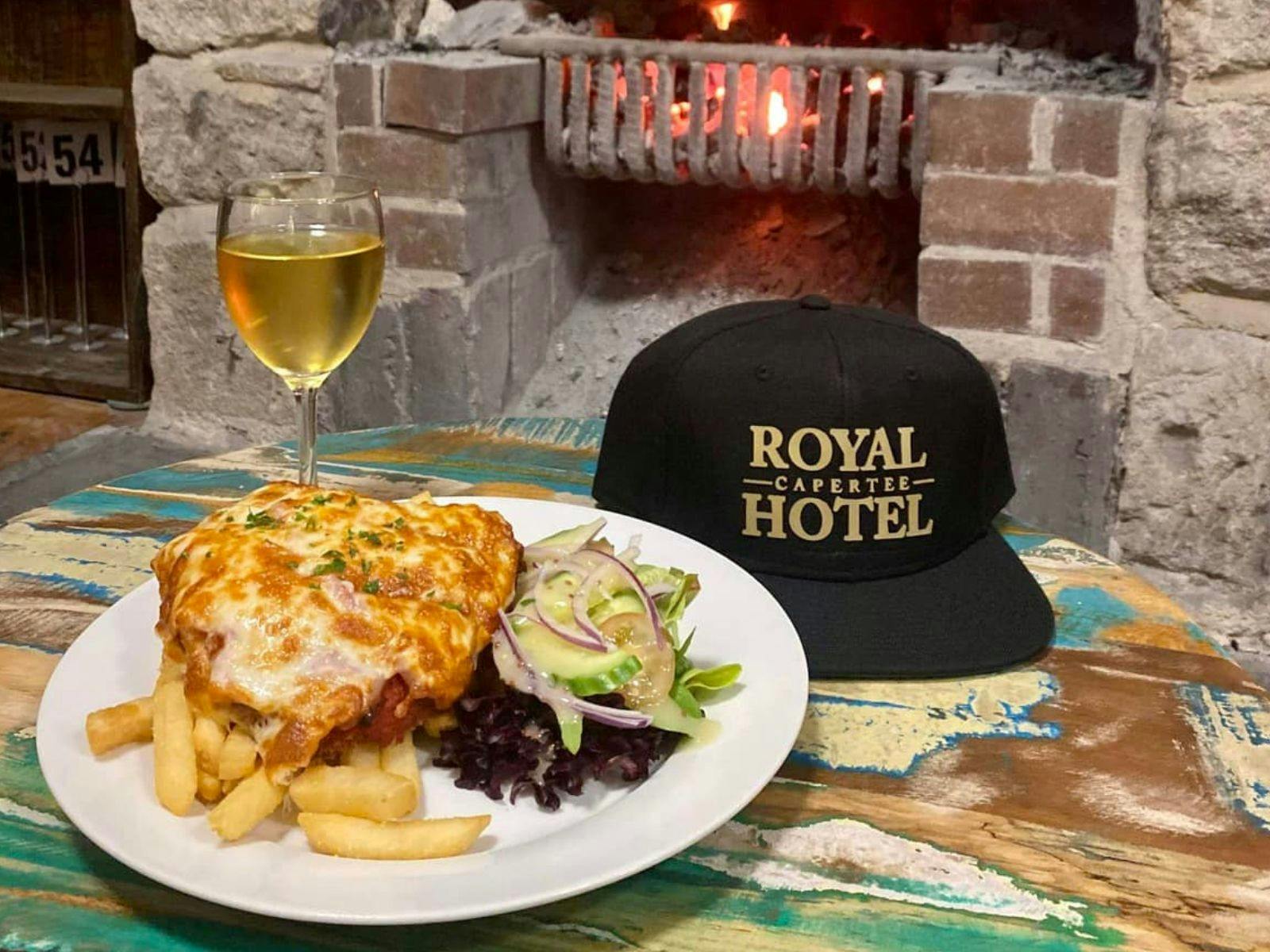 Chicken Parmigiana and Wine by a Coal Fire