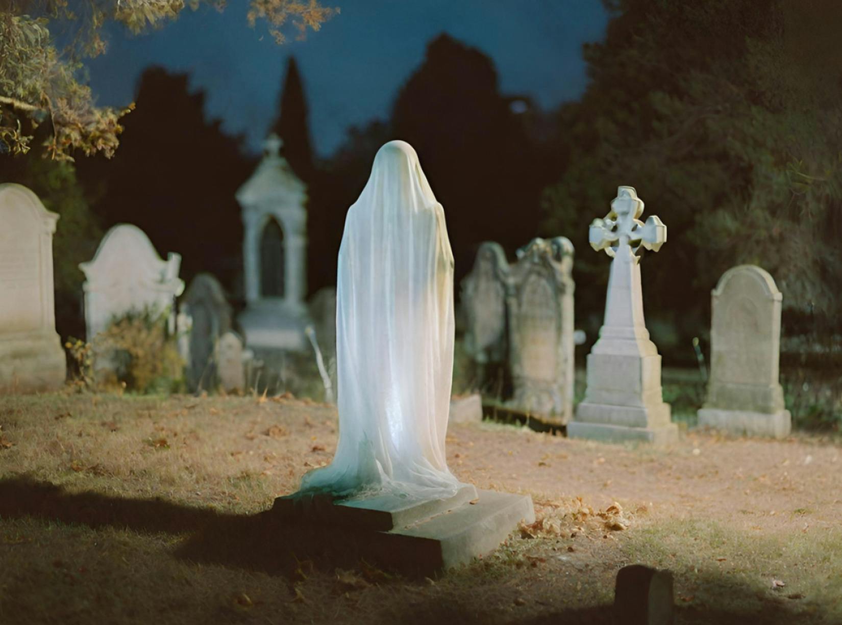 Spooky graveyard