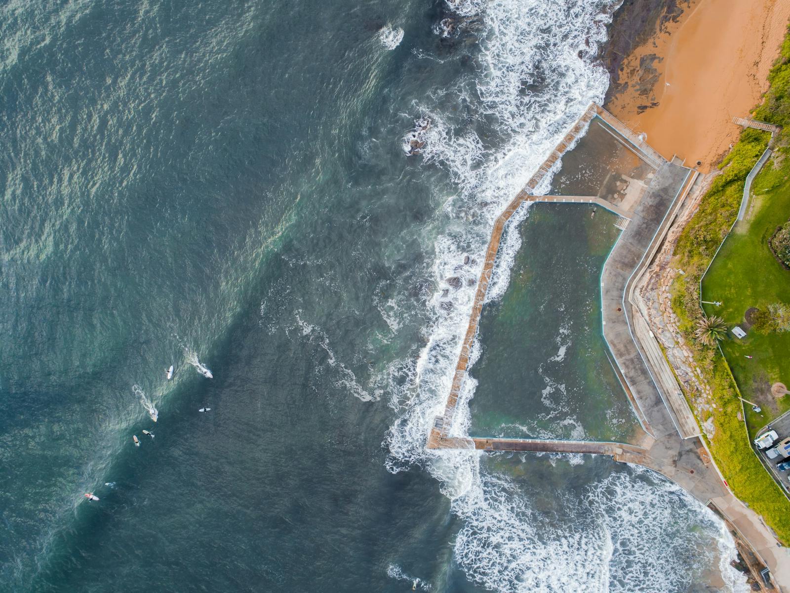Collaroy Rockpool 鸟瞰图