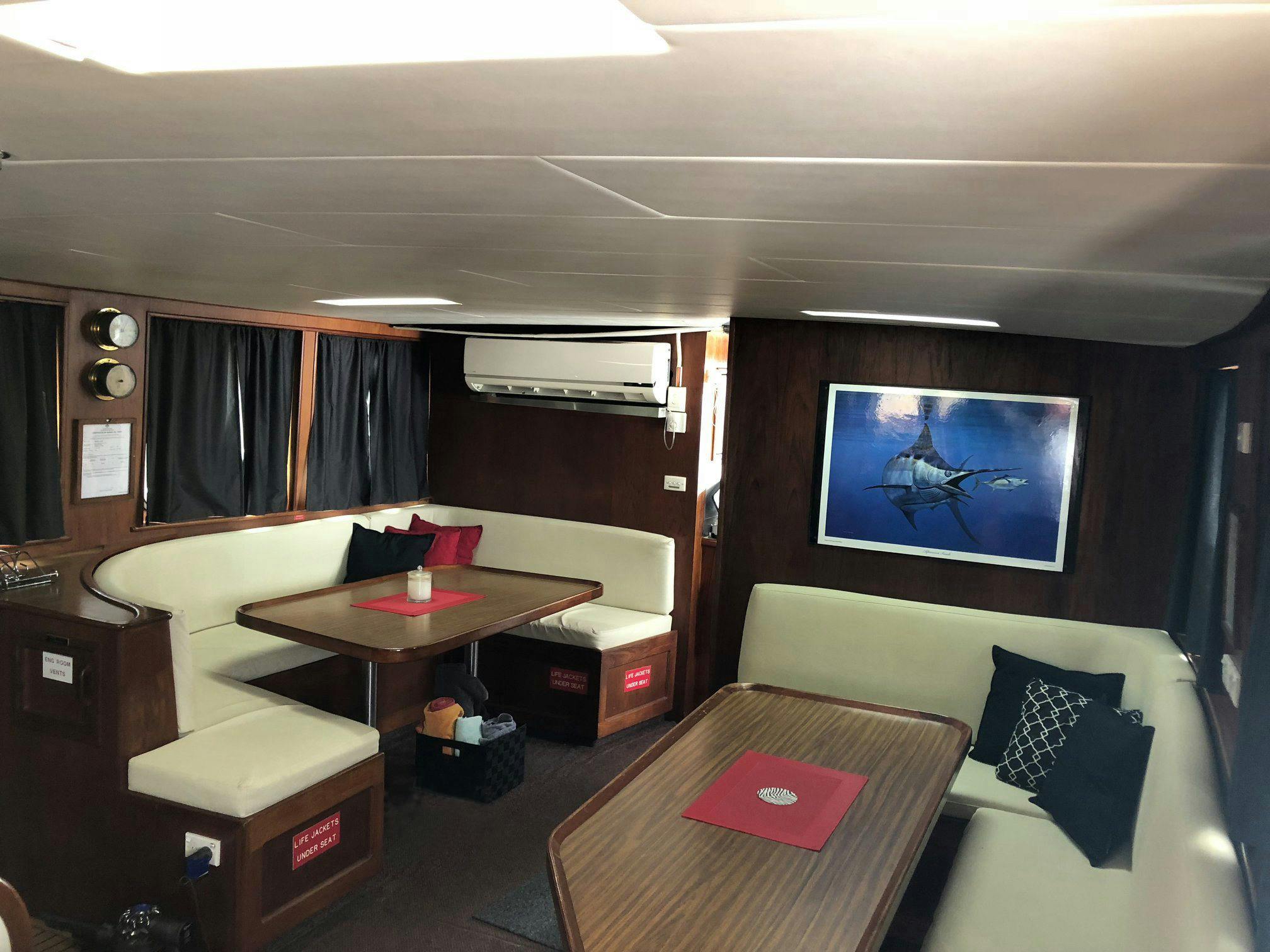Iron Lady Saloon onboard Australian SportFishing Charters