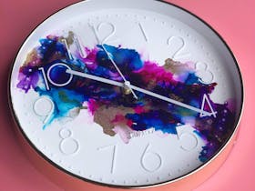 Cafe Karalee - Chapters - Learn to Decorate an Alcohol Ink Clock Cover Image