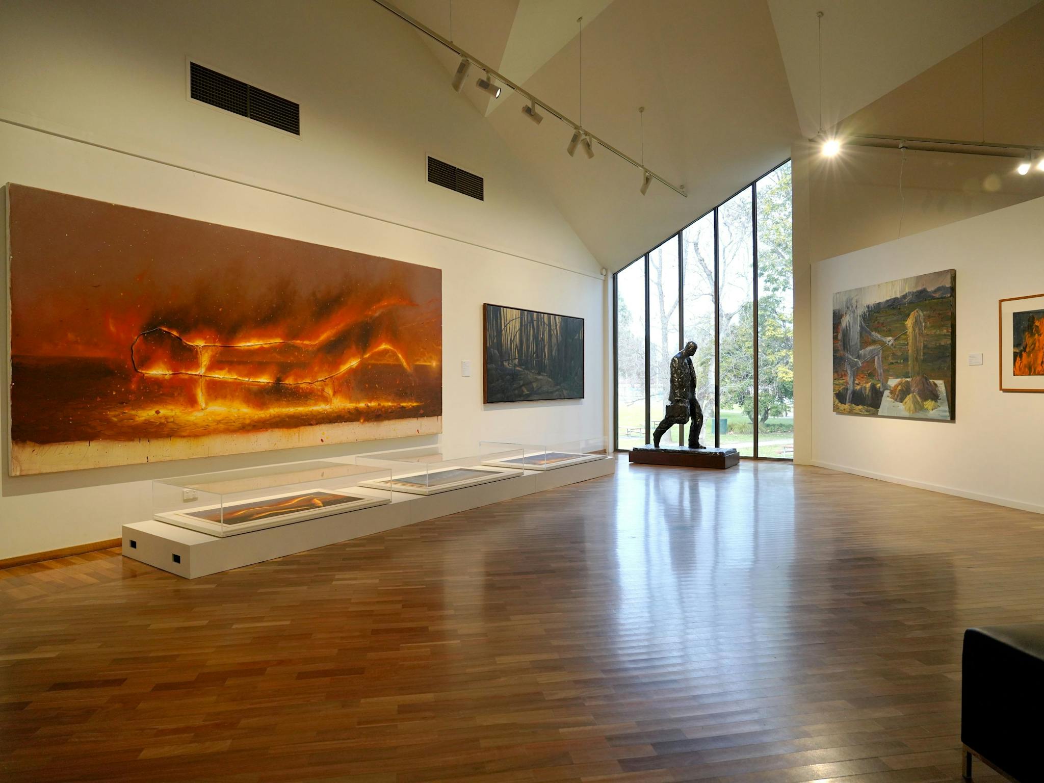 Install image of 'Nocturne: Benalla Art Gallery Collection' on display at Benalla Art Gallery 2024