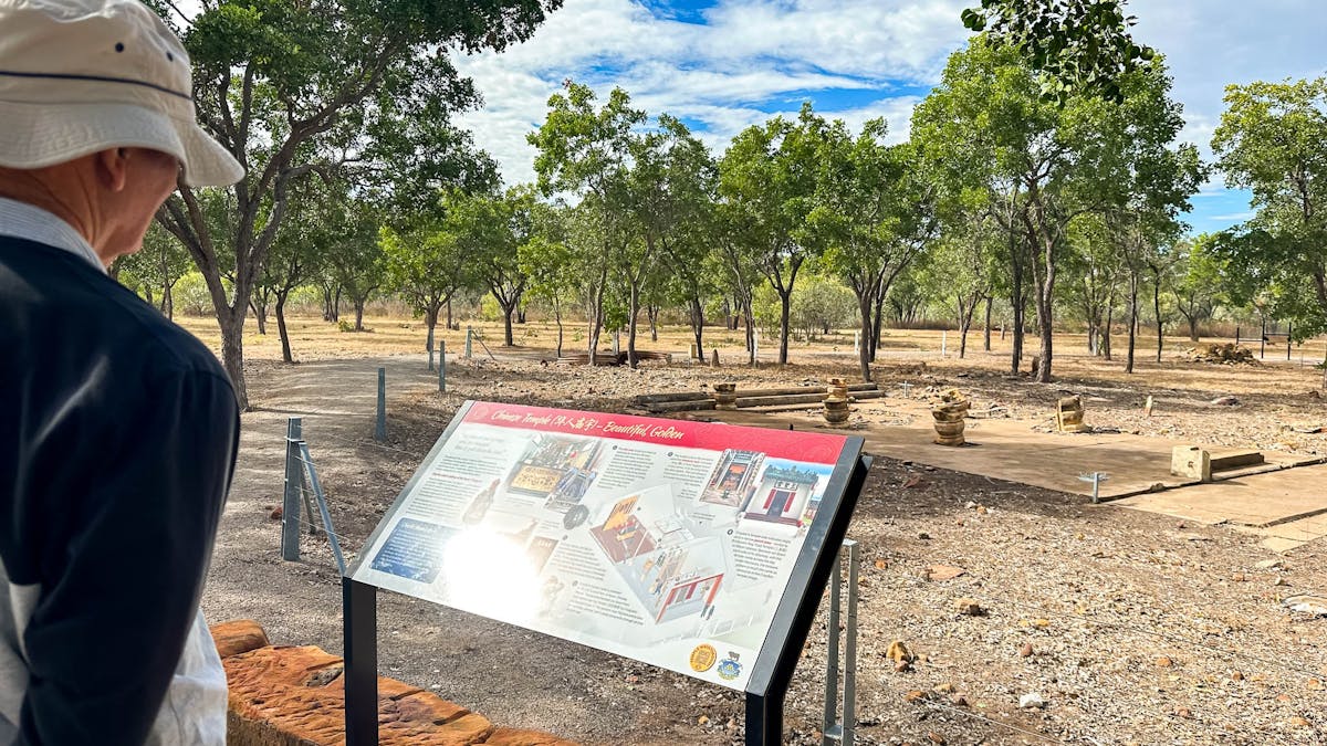 Chinese Temple Site - temple remains