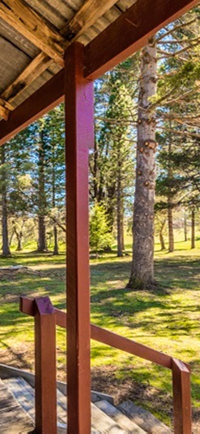 Daffodil Cottage verandah, Kosciuszko National Park. Photo: Murray Vanderveer/OEH