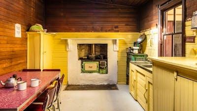 Daffodil Cottage kitchen, Kosciuszko National Park. Photo: Murray Vanderveer/OEH