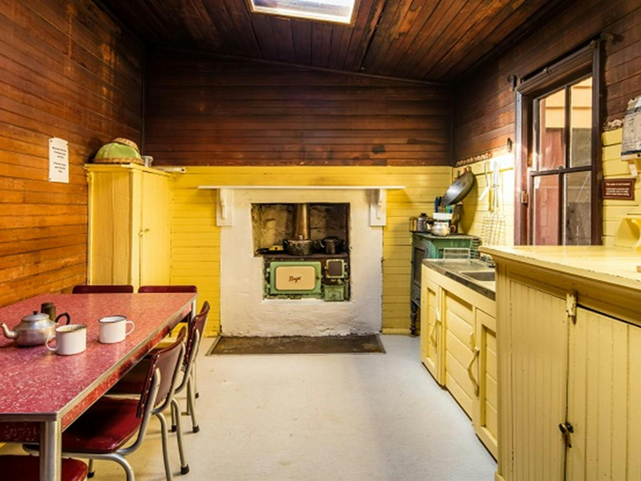 Daffodil Cottage kitchen, Kosciuszko National Park. Photo: Murray Vanderveer/OEH