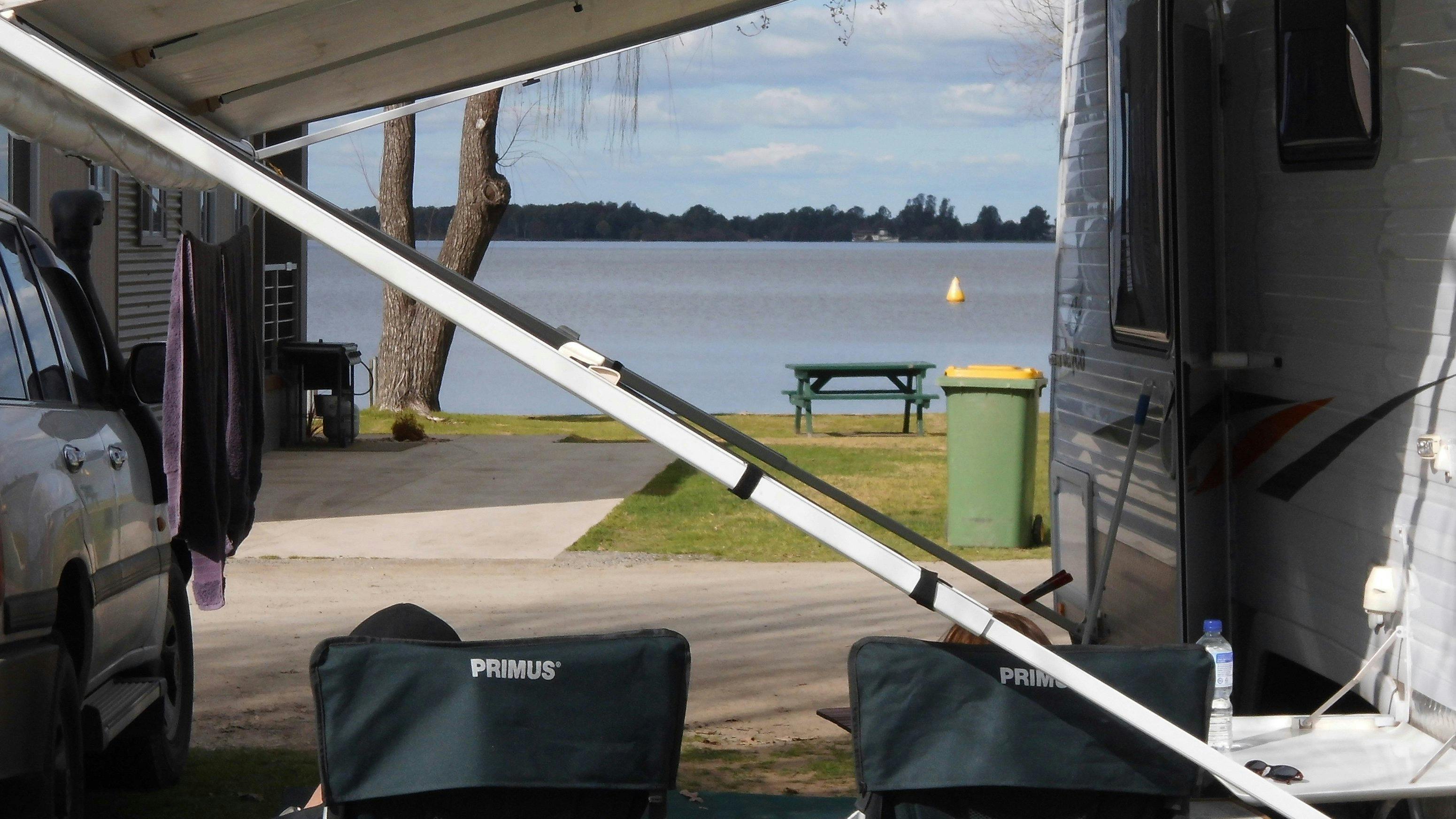 Powered site, Yarrawonga Mulwala, Lake Mulwala, Ski Club, fishing, family, holiday