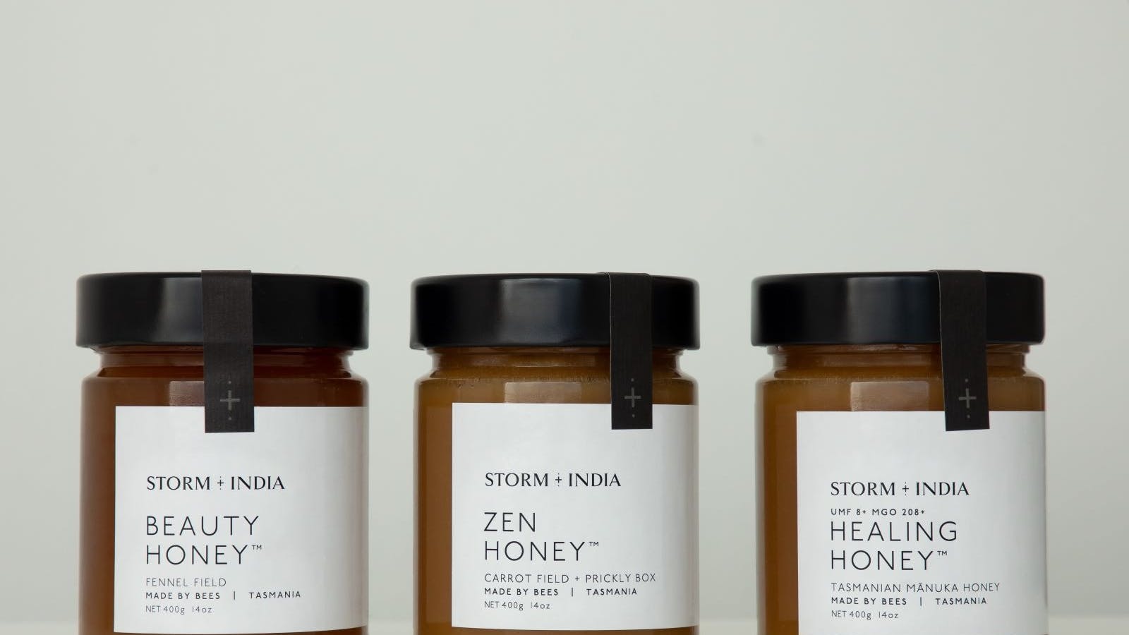 Storm and India Honey Jars