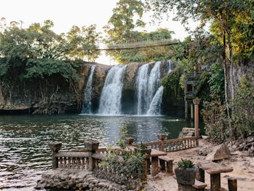 Mena Creek Falls from Paronella Park