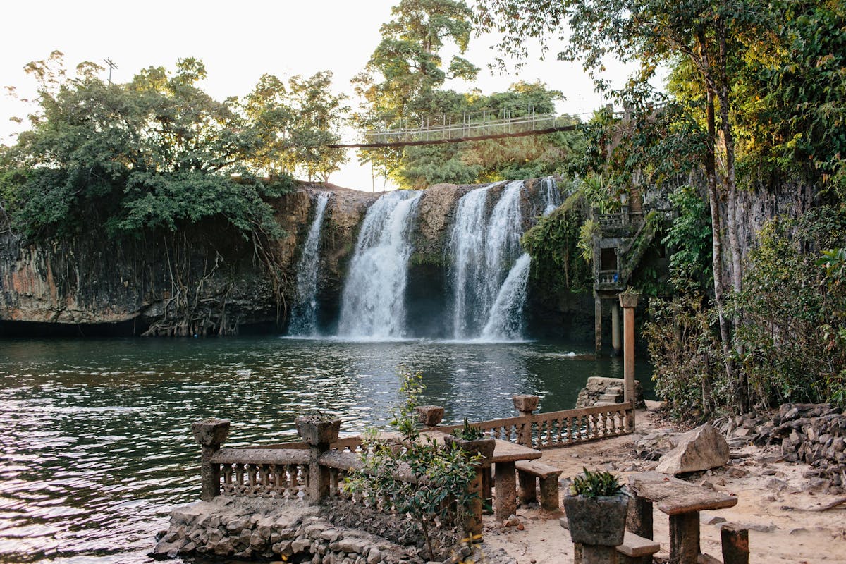 Mena Creek Falls from Paronella Park