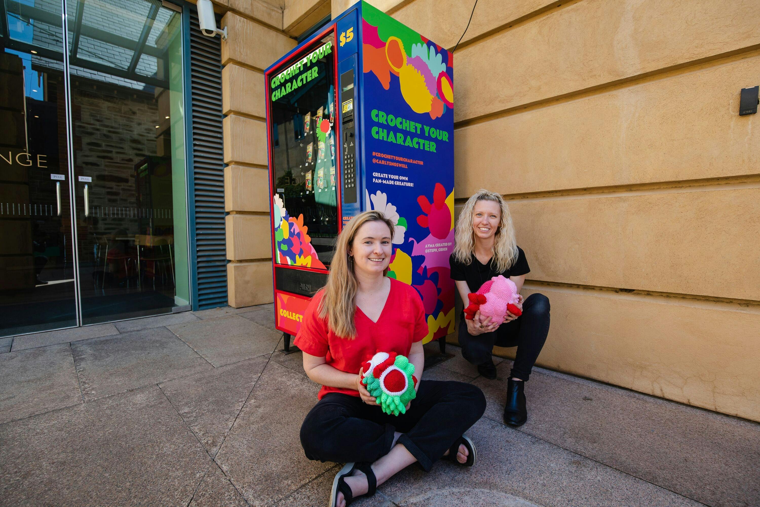 Art Vending Machines Australia (AVMA) presents 'the Adelaide Art Vending Machine' at AGSA