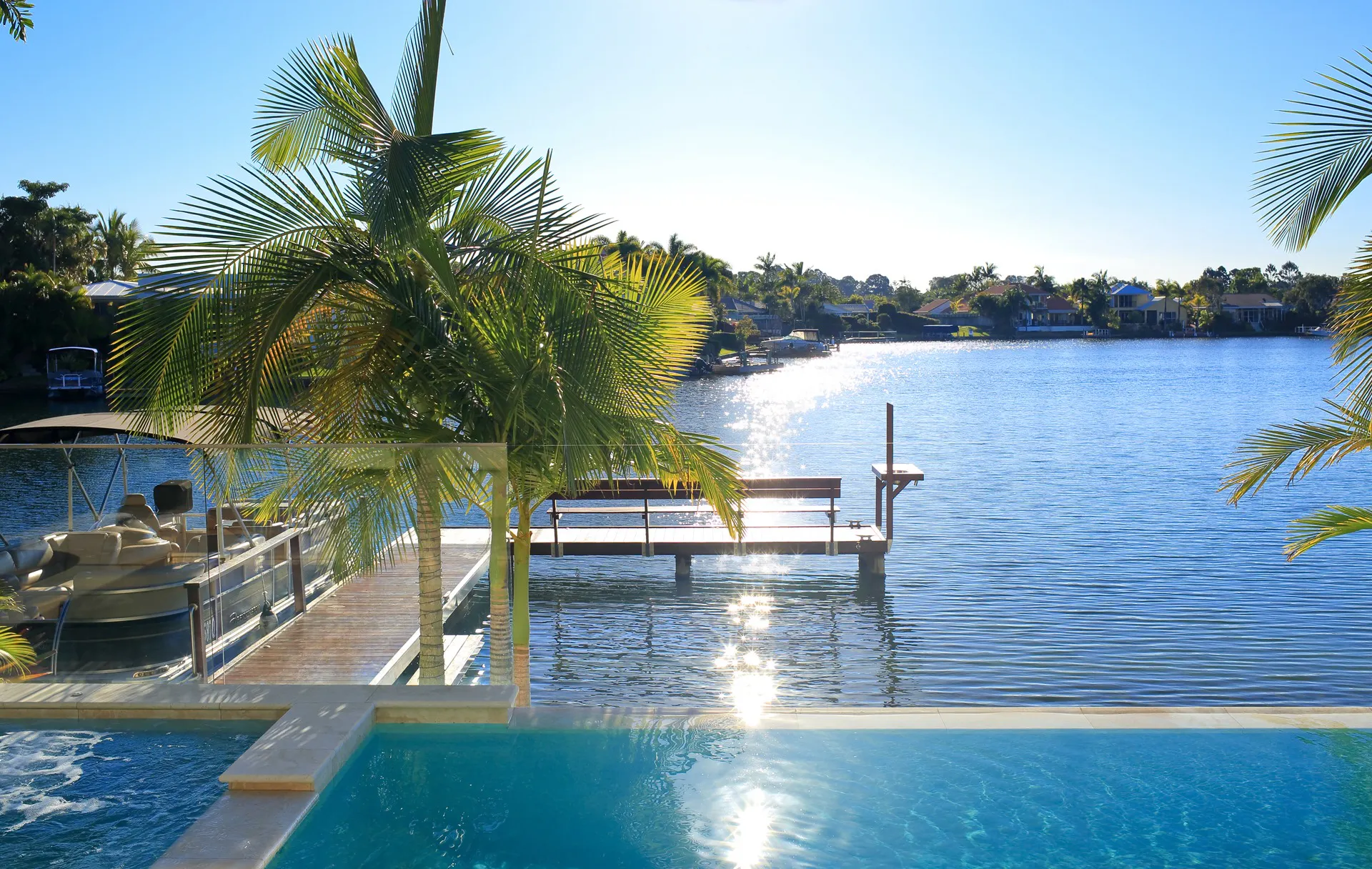 Exclusive 5-star private waterfront residence in the canalled enclave of Noosa