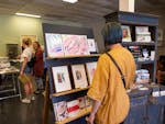 customers looking at products in store