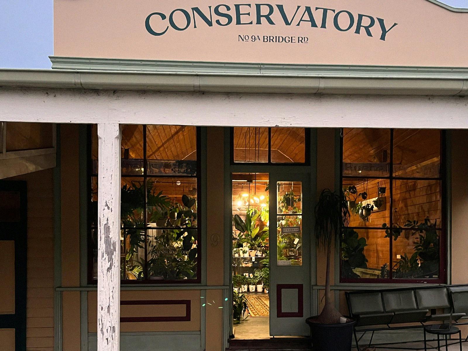 The Beechworth Conservatory heritage shop front facade warm interior timber