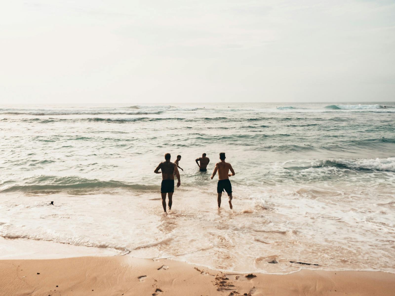Swimming in Byron Bay