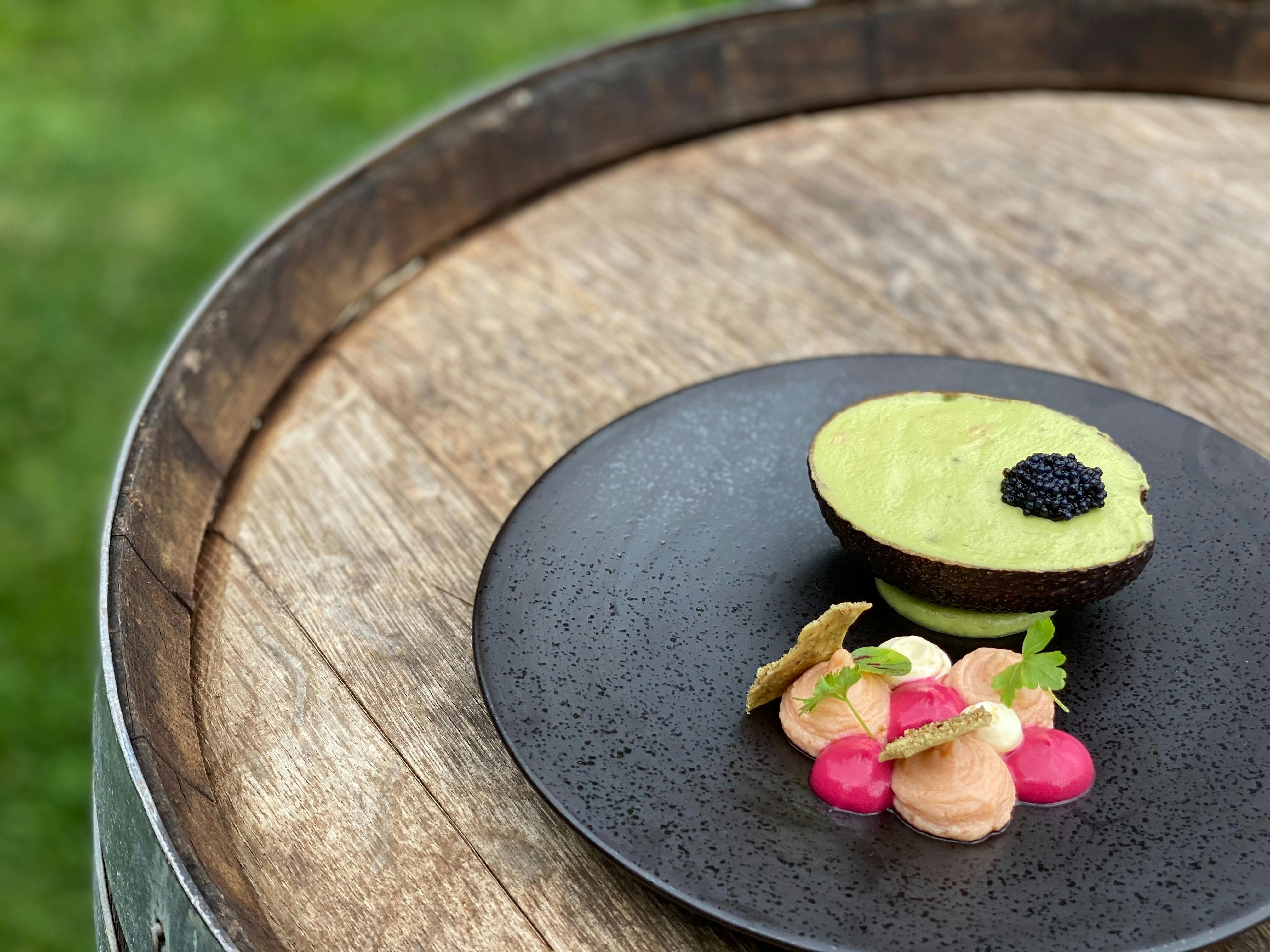 Reconstructed avocado by Sweet Pea Catering