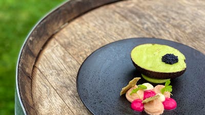 Reconstructed avocado by Sweet Pea Catering