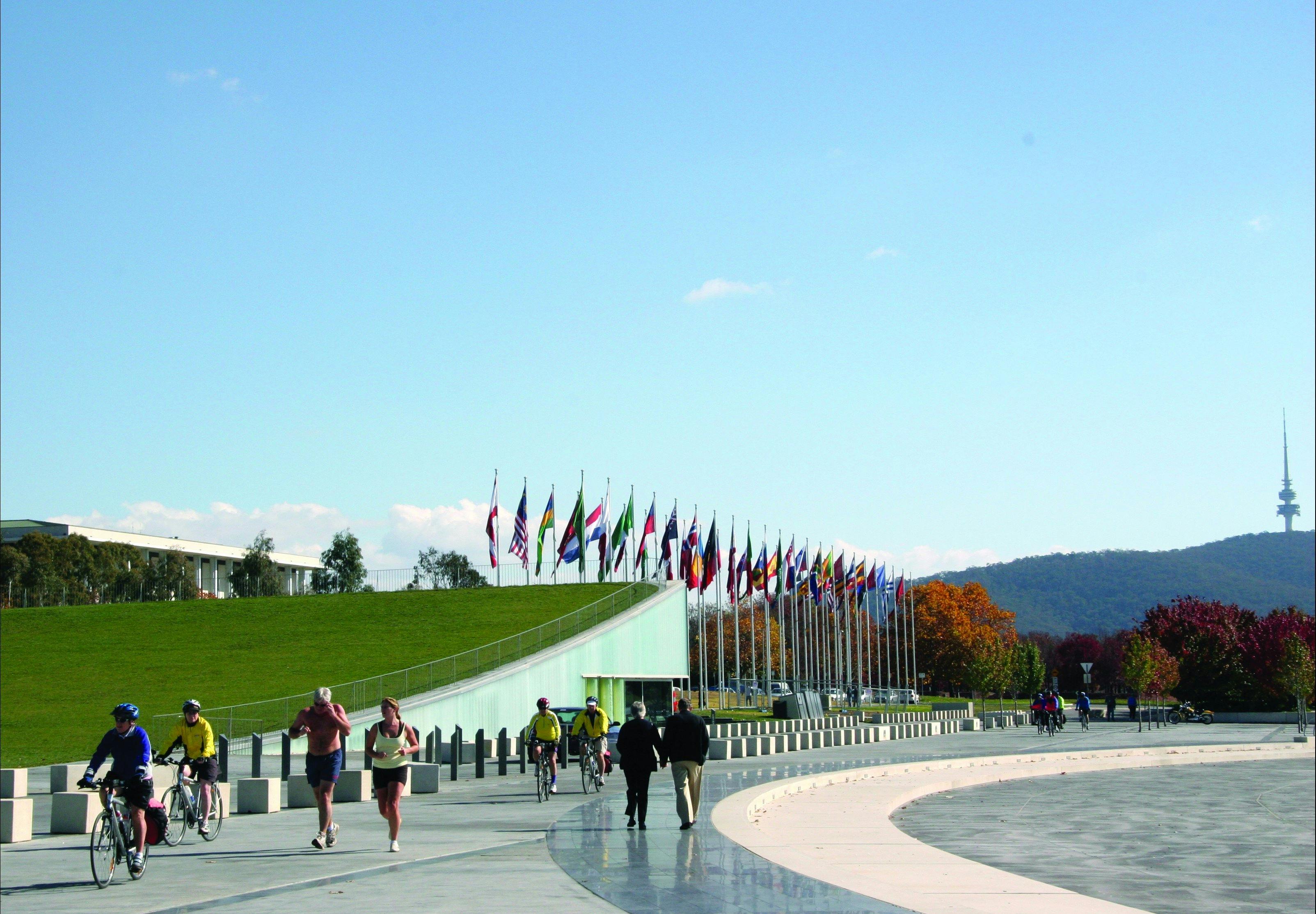 International Flag Display at Commonwealth Place