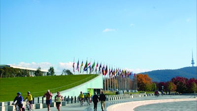 International Flag Display at Commonwealth Place