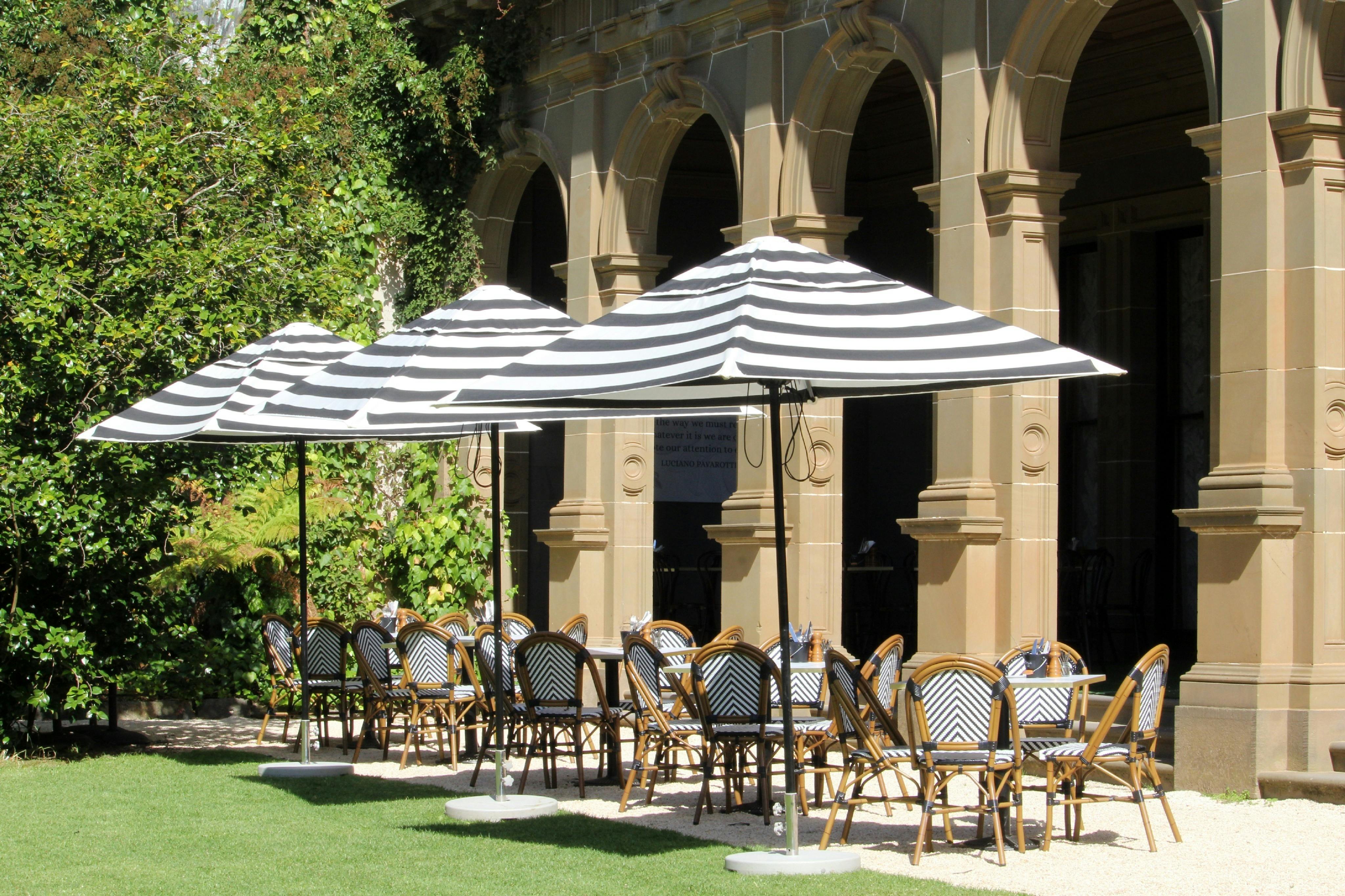 outdoor dining option at The Refectory Werribee Park