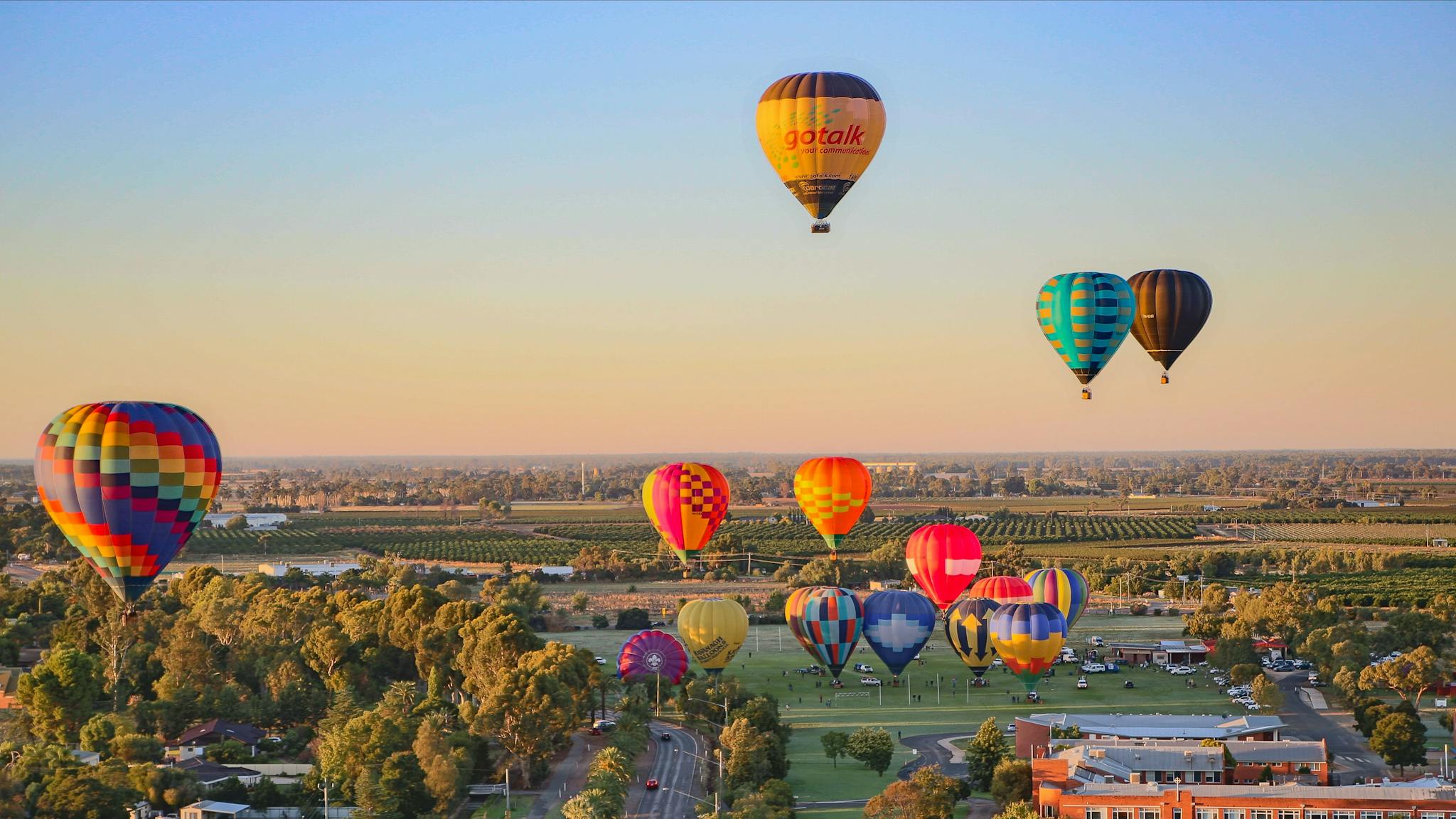 Over 20 hot air balloons are expected in 2018!