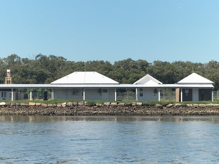 Heritage buildings on the foreshore of Parramatta River
