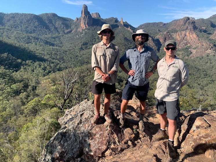 Hikers in the Warrumbungle National Park
