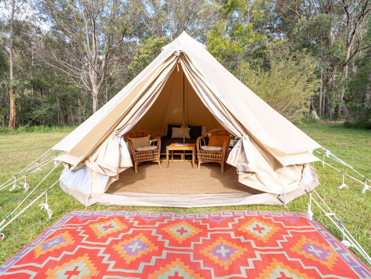 Bell Tent - Glamping by the Dam