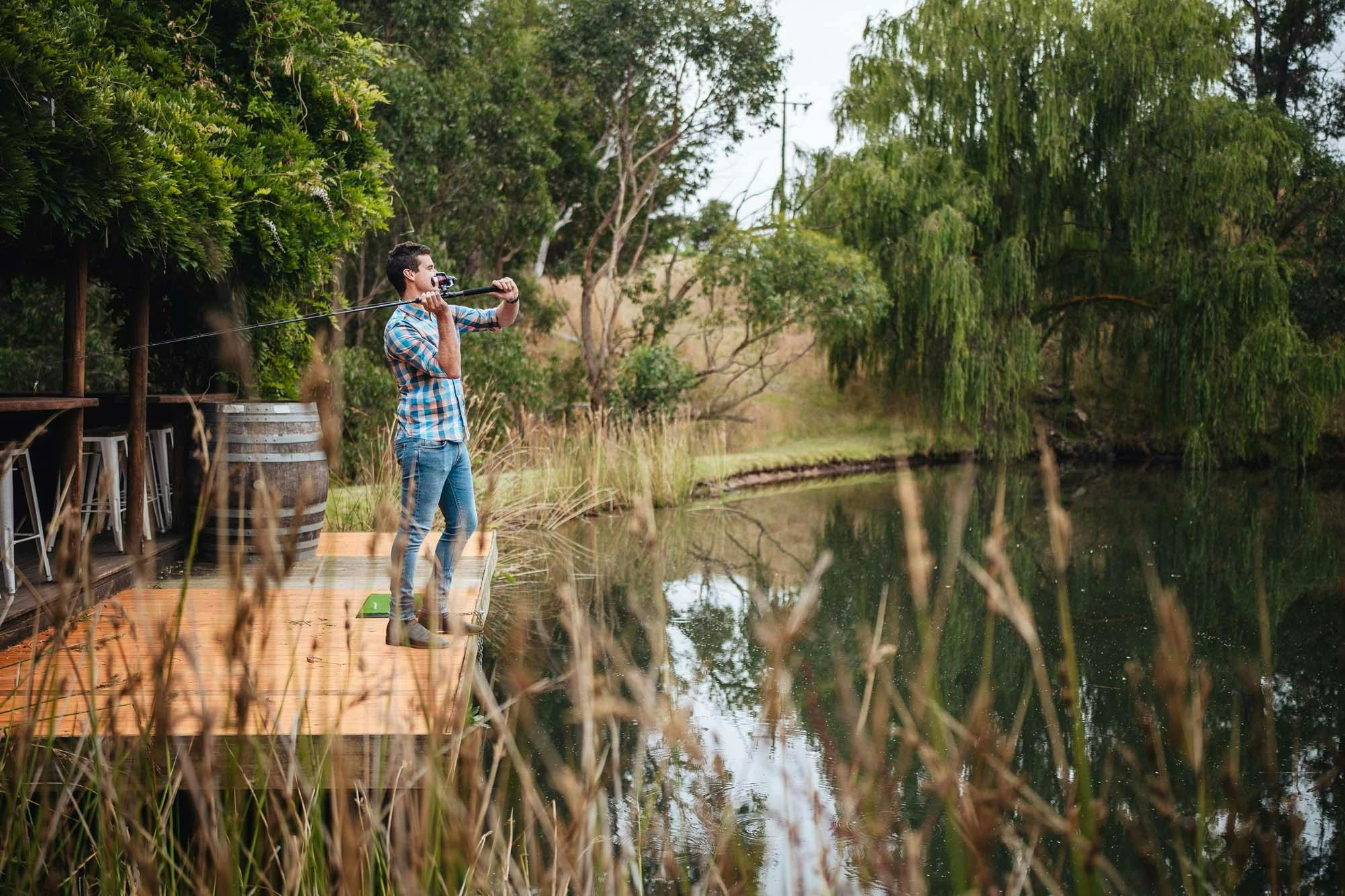 The Lane Vineyard Trout Fishing