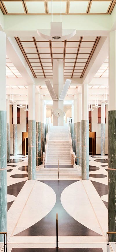 Marble foyer