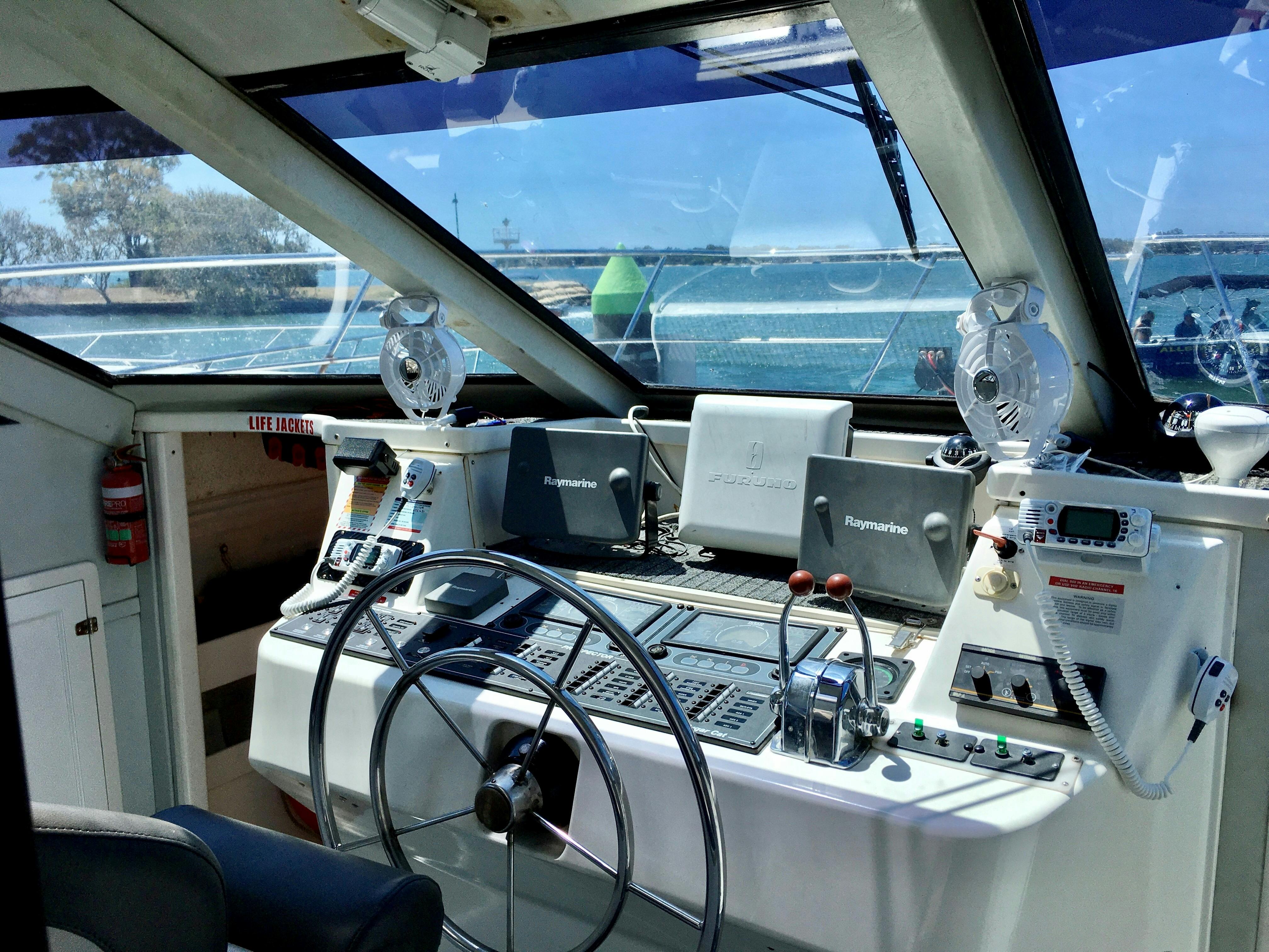 Prospector Fishing Charter Vessel Wheelhouse