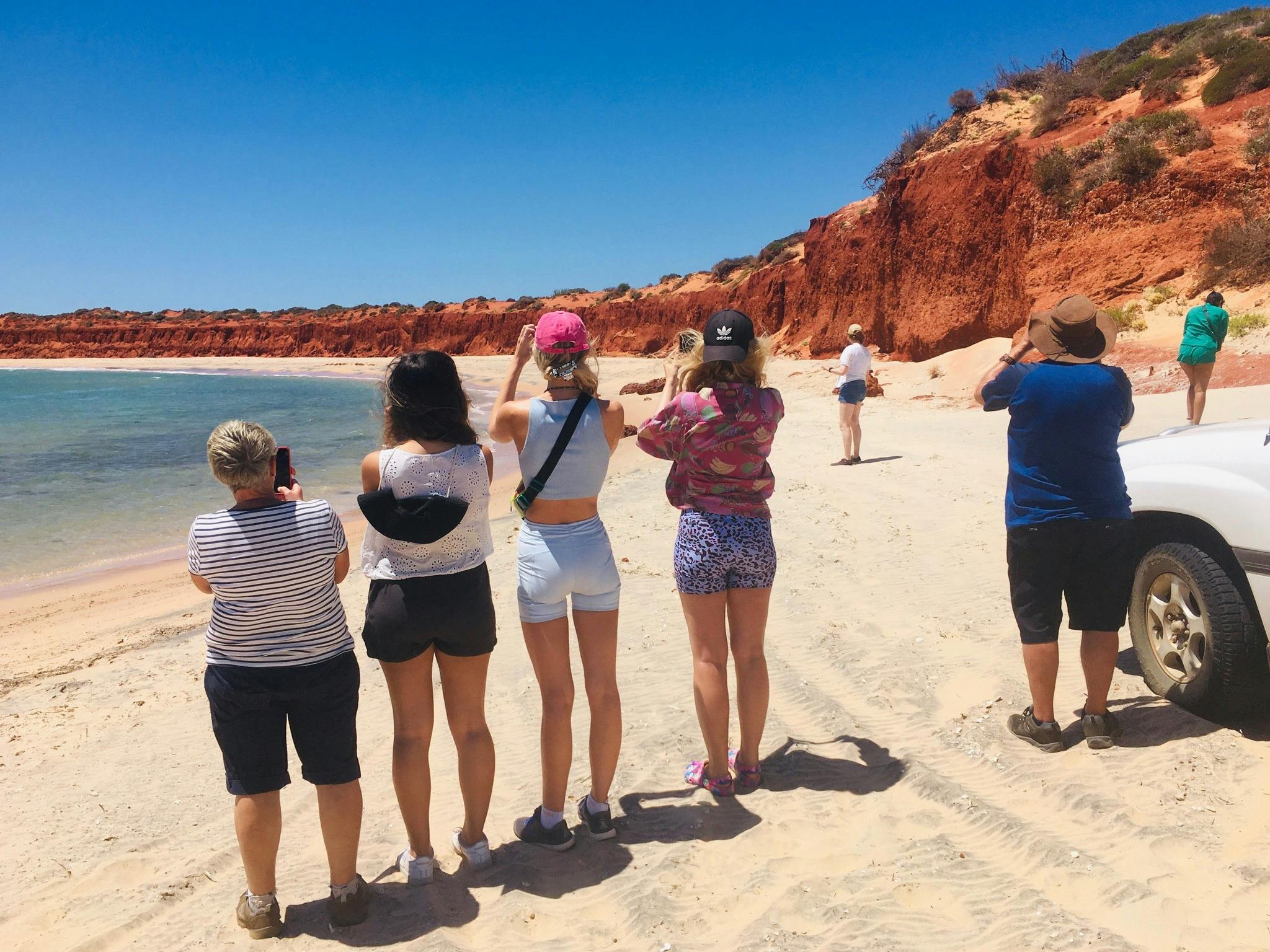 Quick Photo Opp at one of the stops during the tour at Bottle Bay