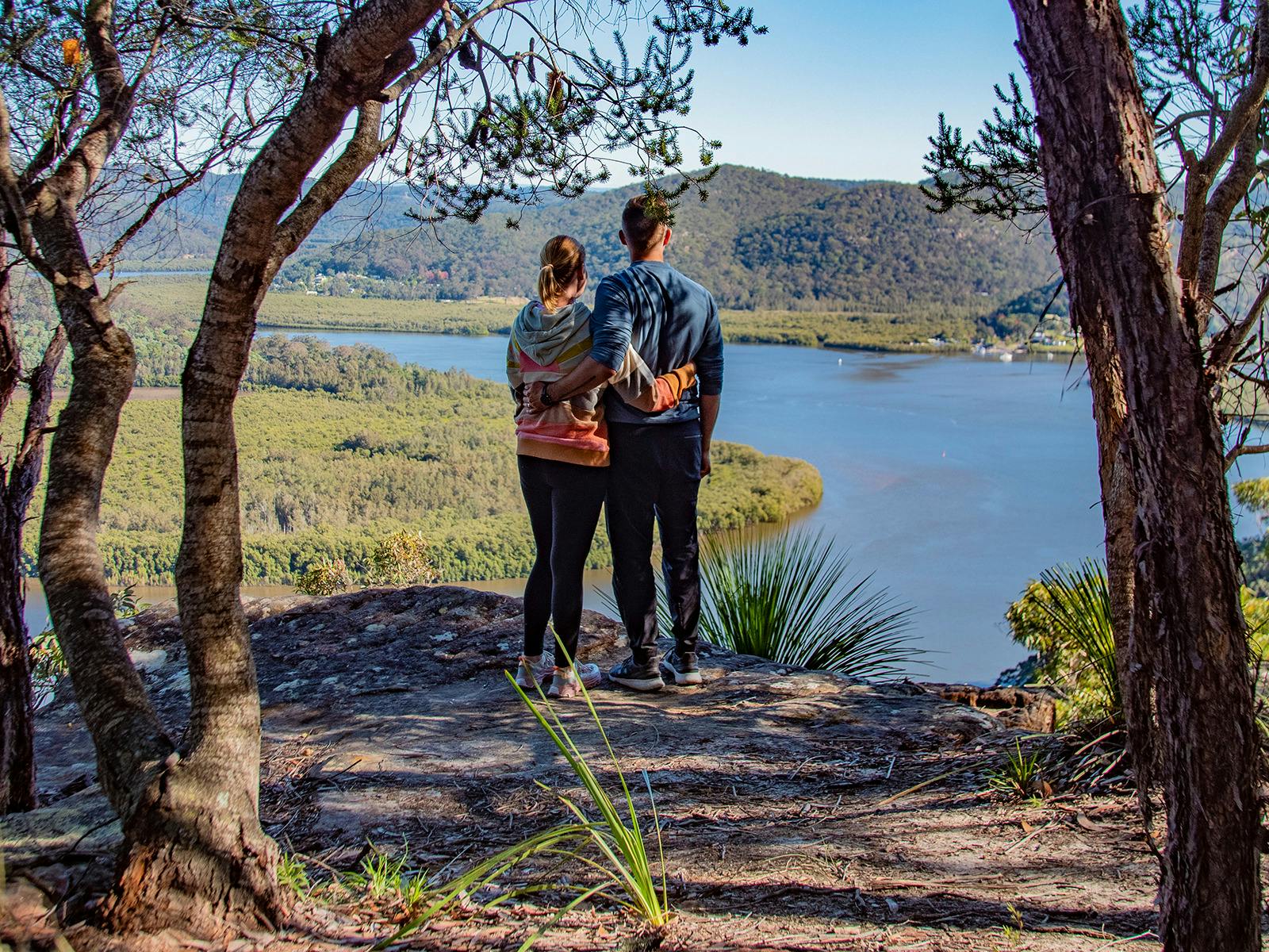 Couple at lookout