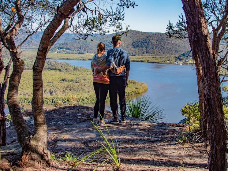 Couple at lookout