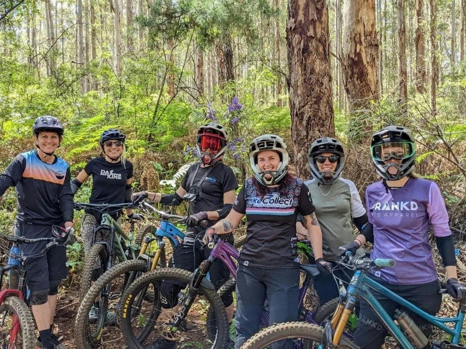 Ladies coaching session on Margaret Rivers Pugsley trail