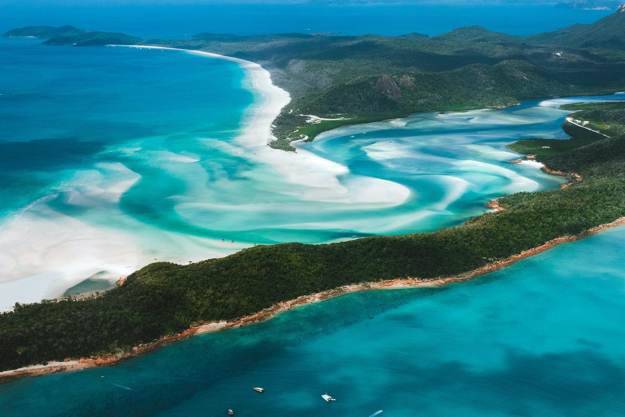 See beautiful Hill Inlet with Viper Whitsundays