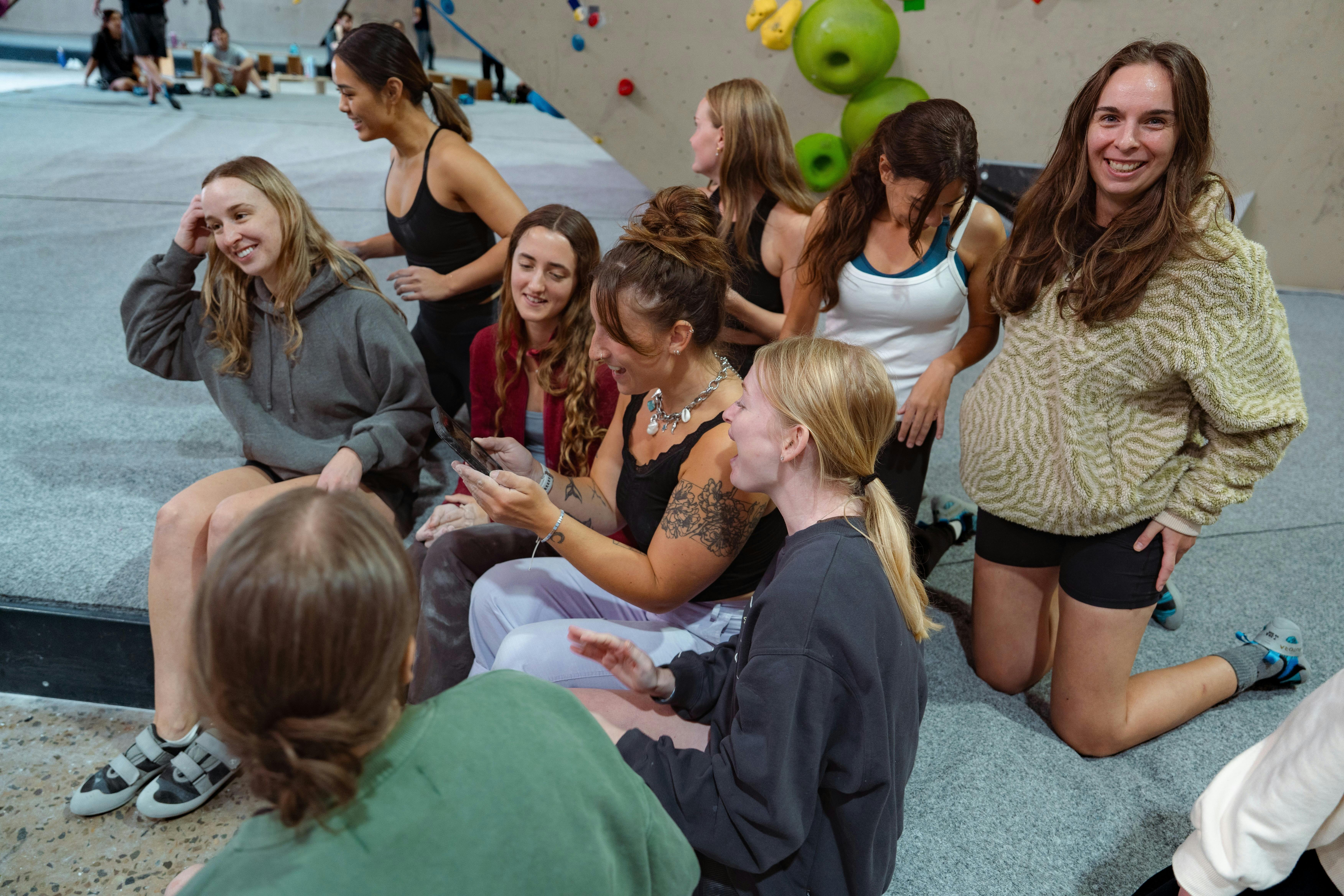 All womens community bouldering sessions