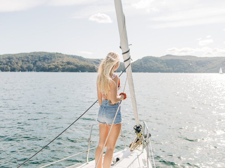 Looking out over Pittwater