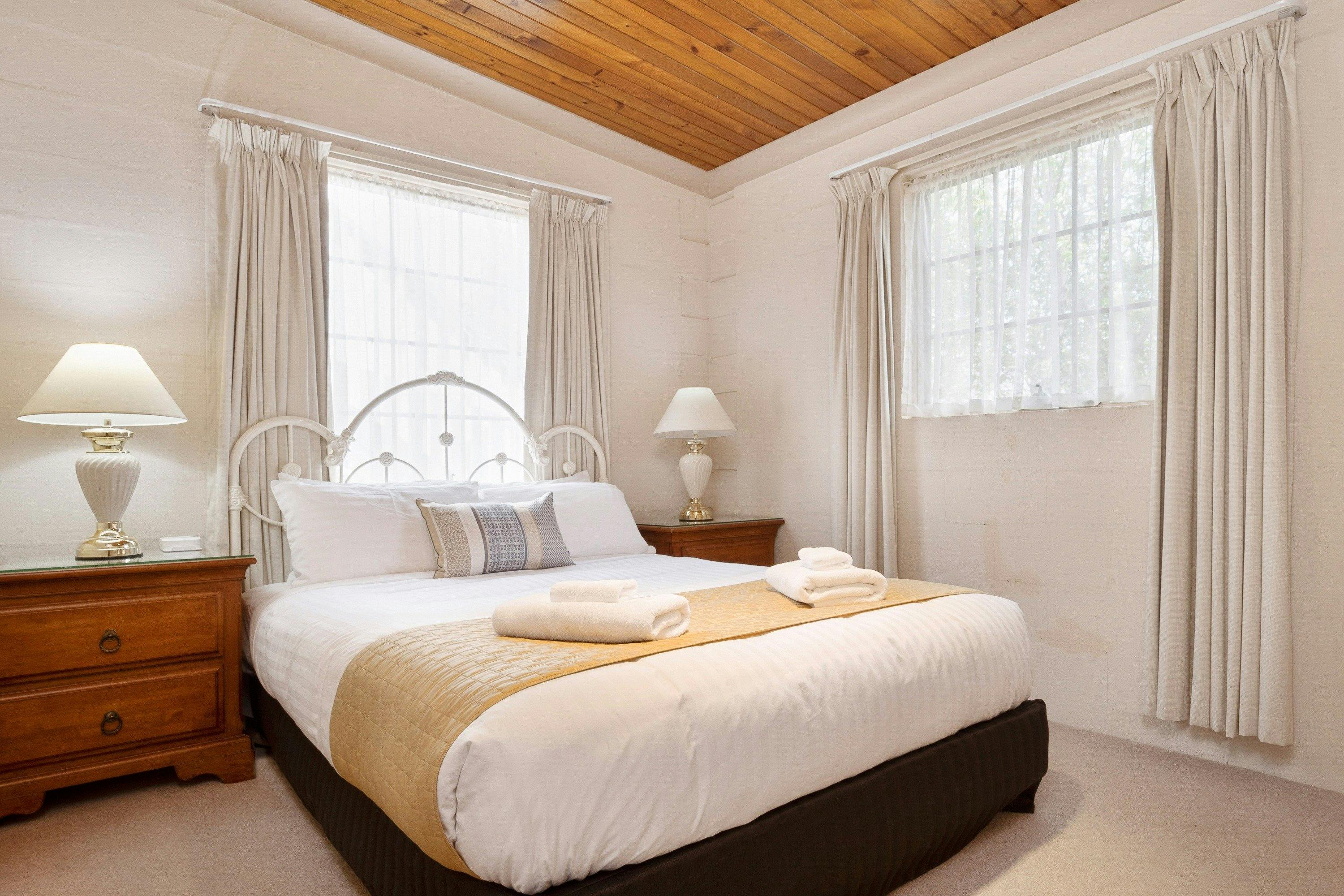 Comfortable plush Queen size bed