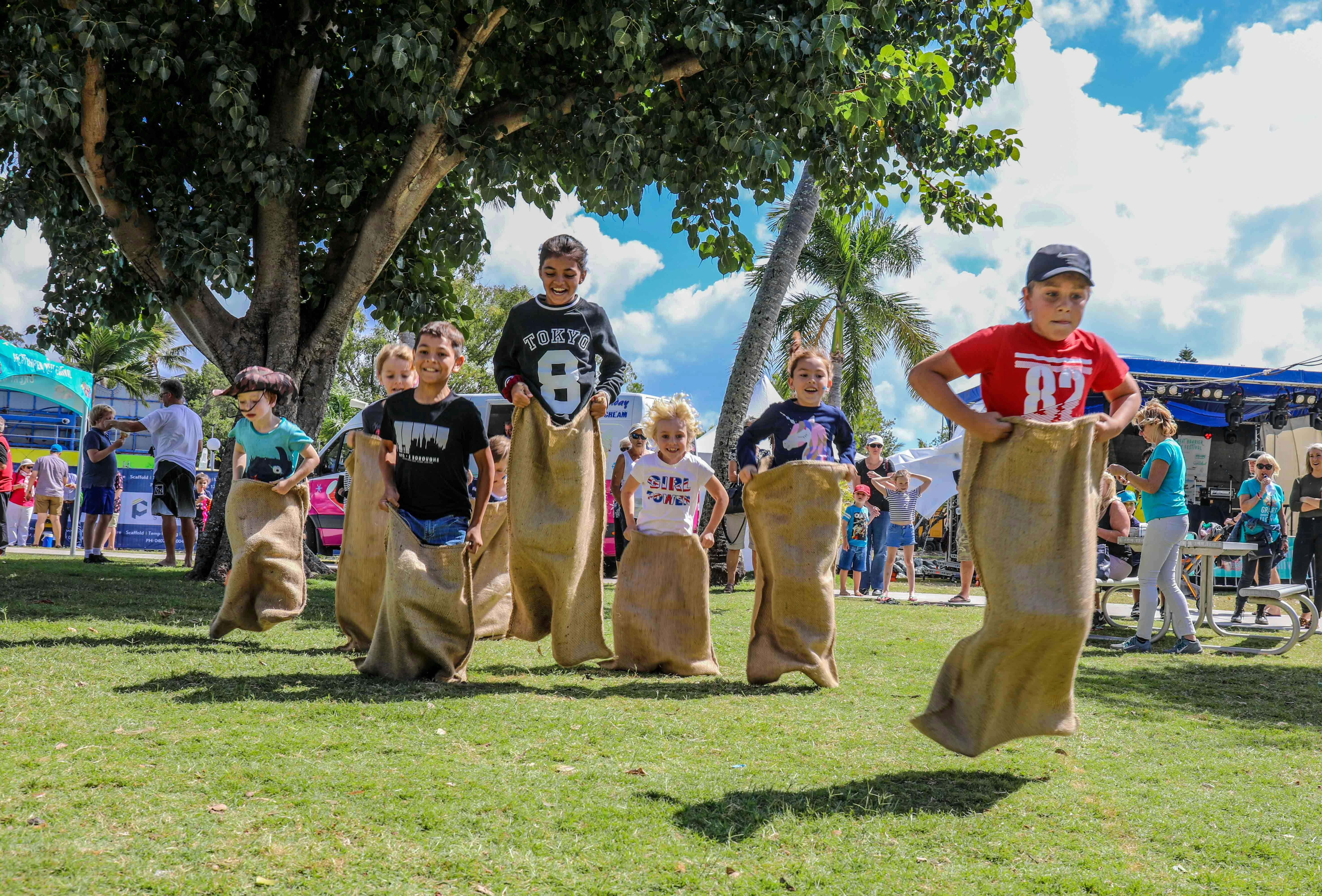 Sack Races - Family Fun Day
