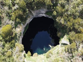 Aerial view of hells hole