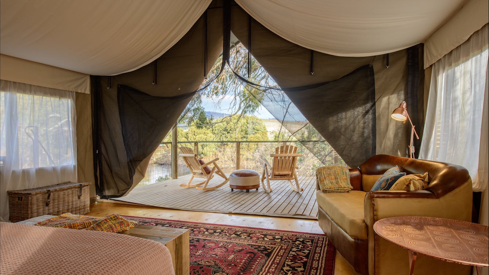 Luxury tent - river view