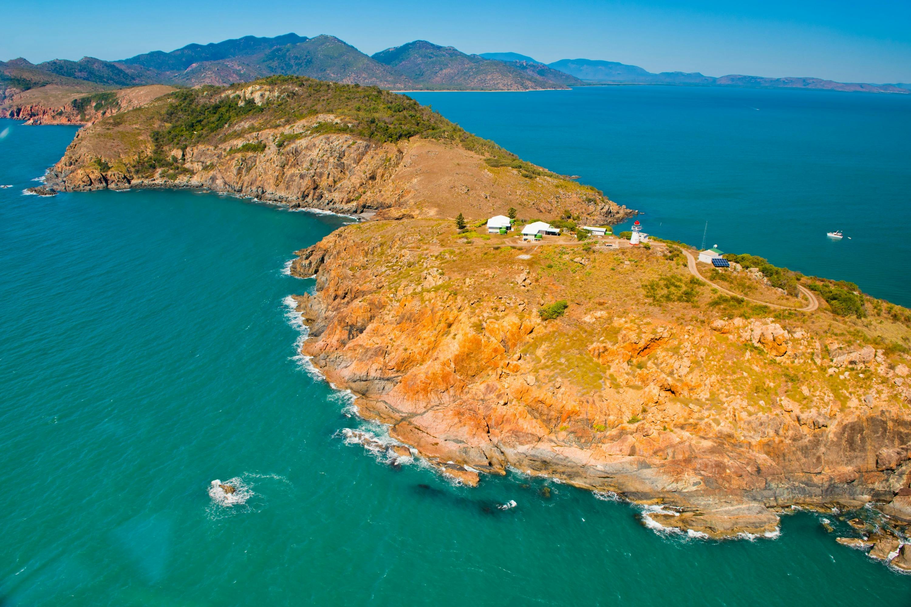 Cape Cleveland Lighthouse Scenic Flight & Picnic at Magnetic Island