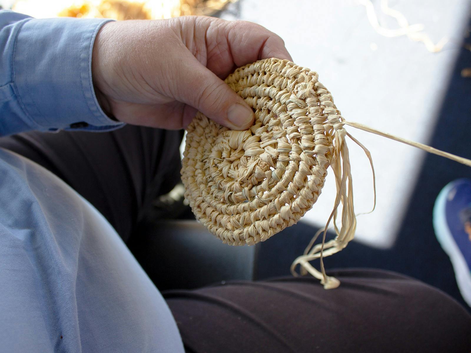 Weaving at Tuggeranong Arts Centre