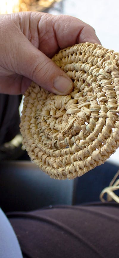 Weaving at Tuggeranong Arts Centre