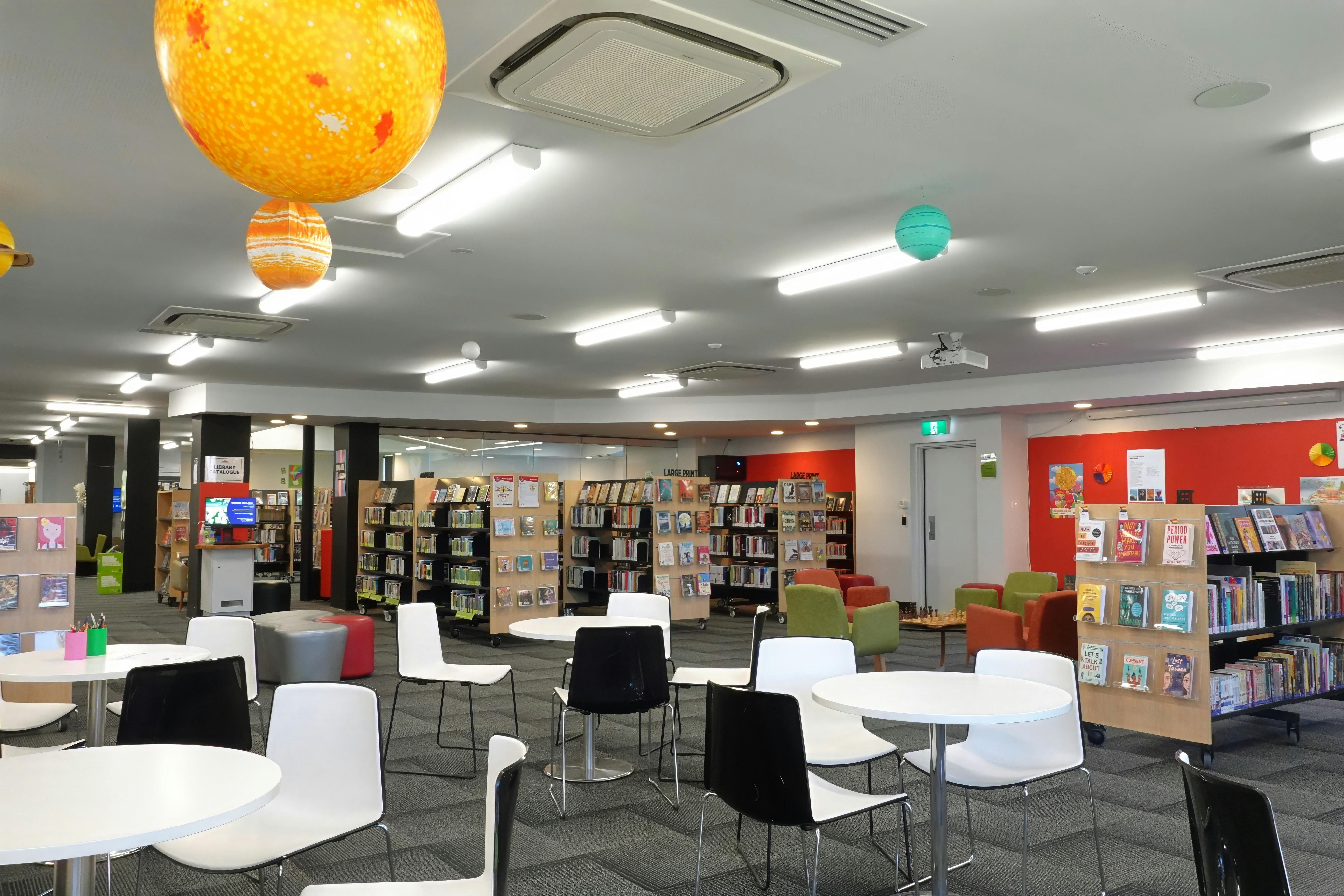 Study area of the Benalla Library