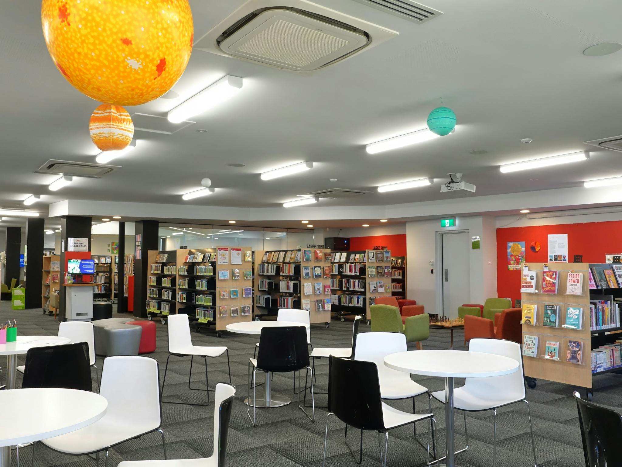 Study area of the Benalla Library