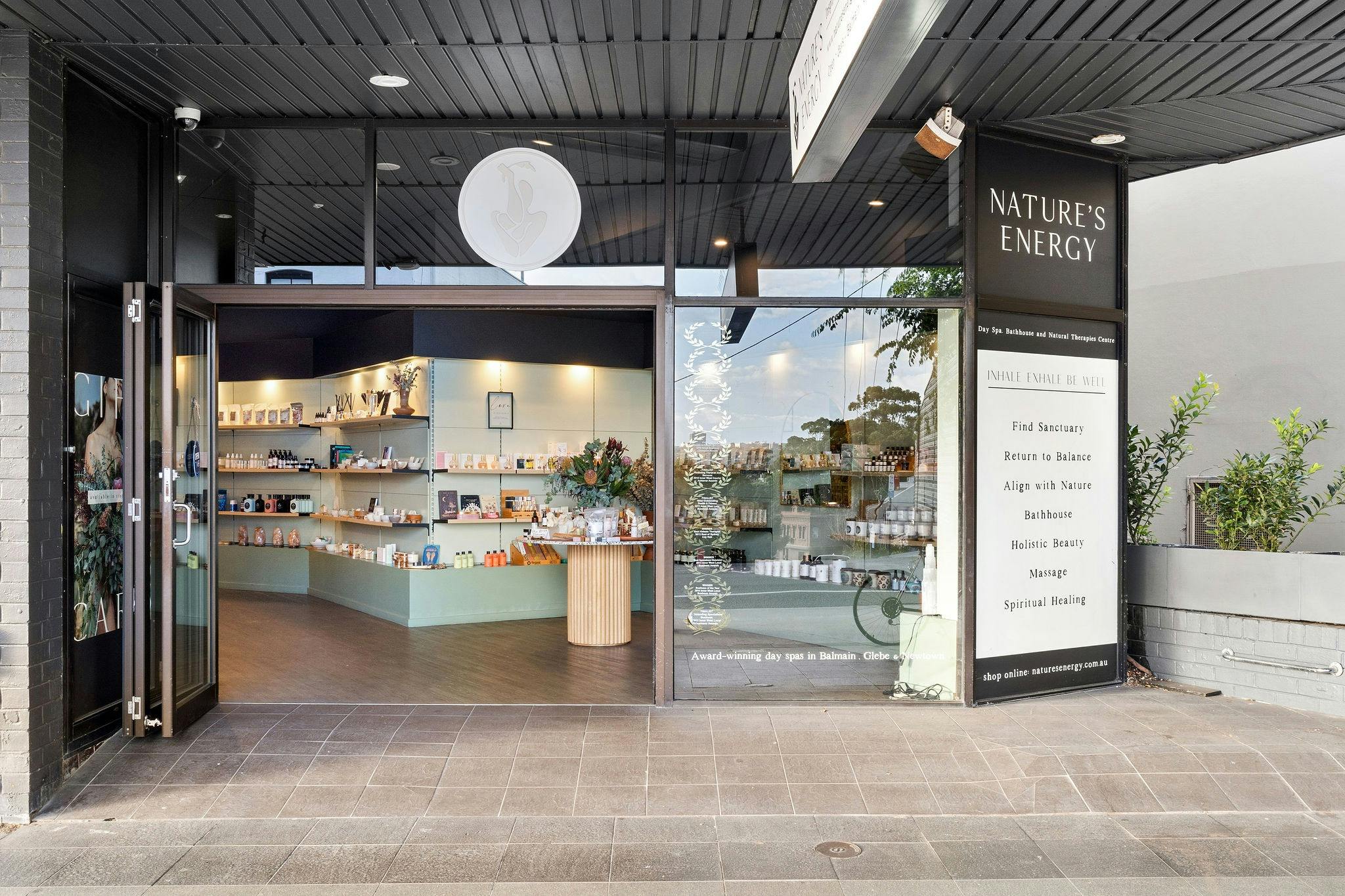 Nature's Energy Balmain Shop Front